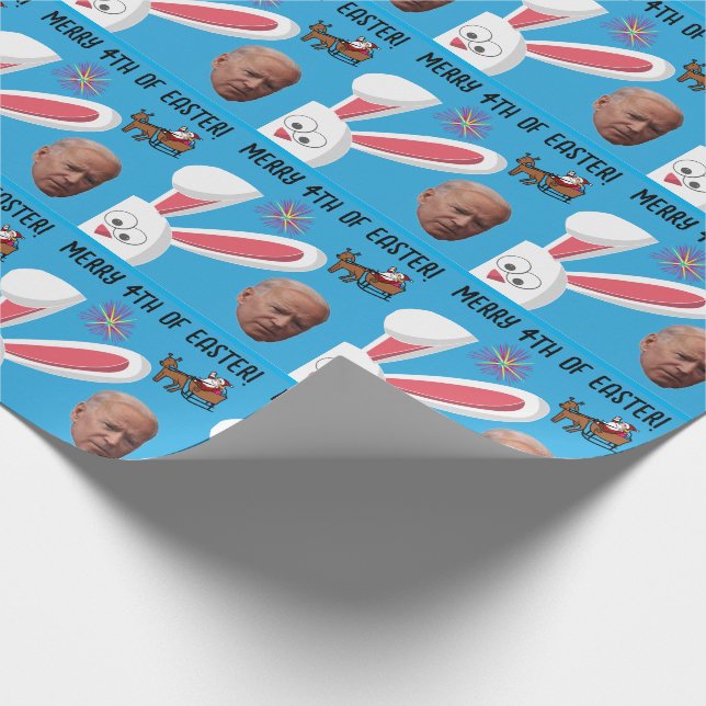 PAPEL DE REGALO JOE BIDEN 4ª DIVISA DE NAVIDADES ORIENTALES (Esquina)