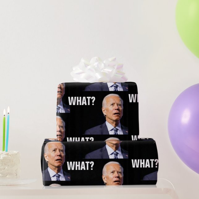 PAPEL DE REGALO JOE BIDEN BIRTHDAY WRAPPER PAPER (Regalos de fiesta)