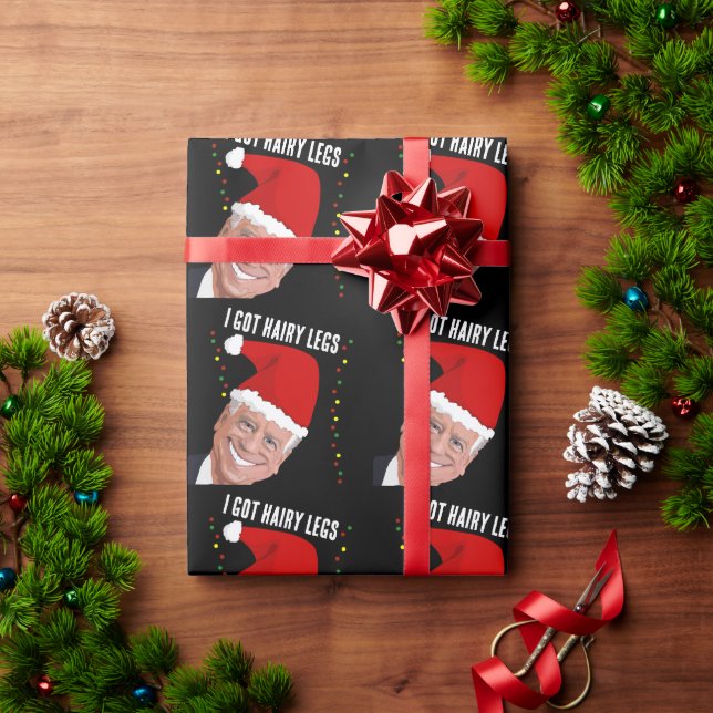 PAPEL DE REGALO JOE BIDEN DIVERTIDO NAVIDAD  (Regalo de vacaciones)