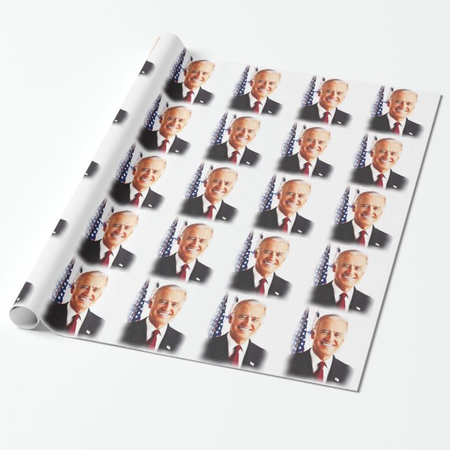 Papel De Regalo Joe Biden-For USA President 2016 (Desenrollado)