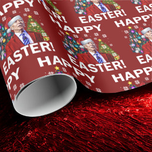 Papel De Regalo Joe Biden Happy Easter