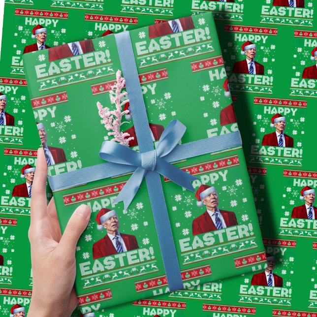 Papel De Regalo Joe Biden Happy Easter (Subido por el creador)