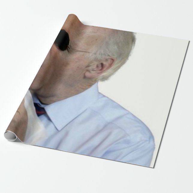 Papel De Regalo Joe Biden Ice Cream (Desenrollado)