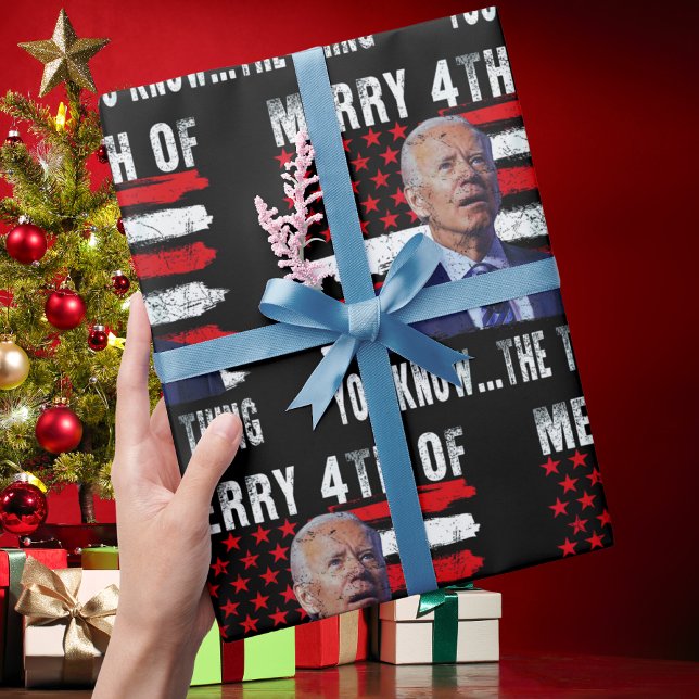 Papel De Regalo Joe Biden Merry, 4 de ustedes saben... (Subido por el creador)