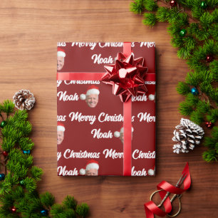 Papel De Regalo Joe Biden Merry Christmas   Nombre personalizado r