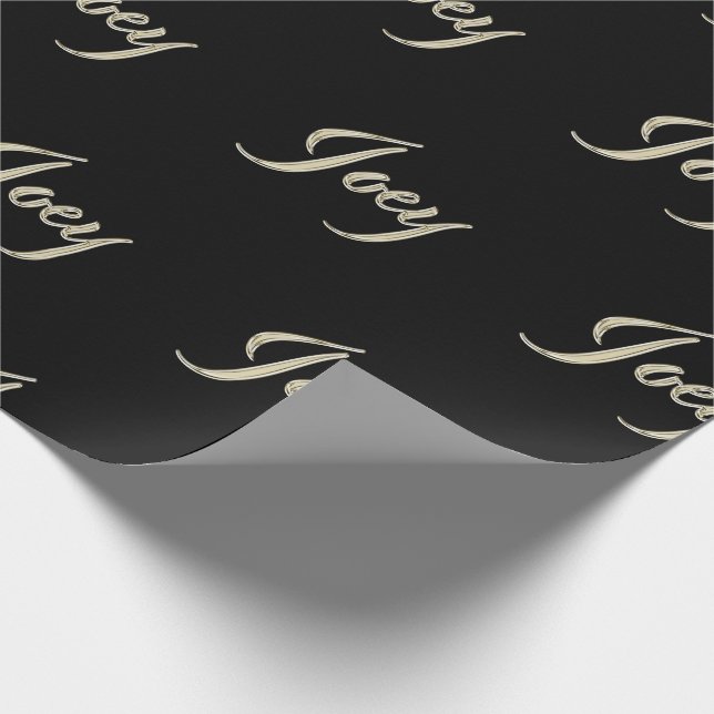 Papel De Regalo Joey Vorname Name edles Geschenkpapier Papier (Esquina)
