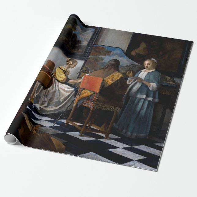 Papel De Regalo Johannes Vermeer - El concierto (Desenrollado)