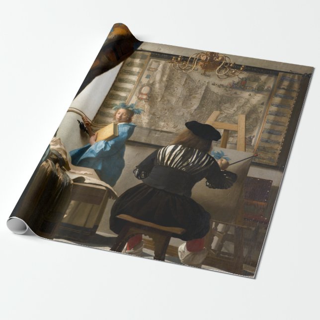 Papel De Regalo Johannes Vermeer - La historia de la pintura (Desenrollado)
