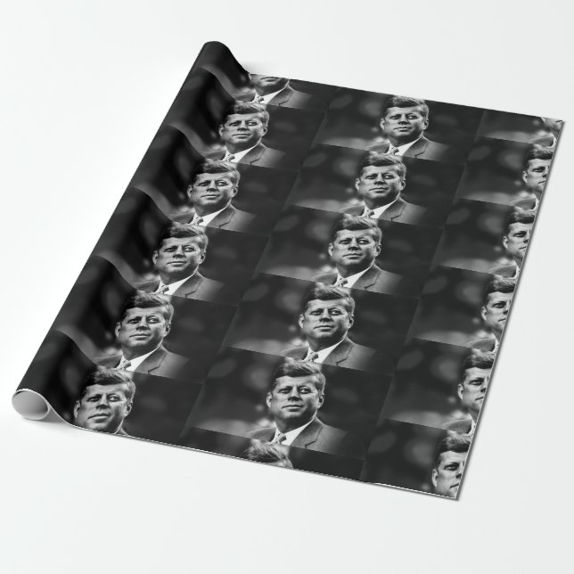Papel De Regalo John F Kennedy President (Desenrollado)