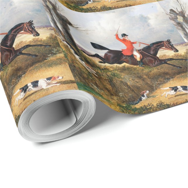Papel De Regalo John Frederick Herring Snr | La caza de cría: Comp (Esquina del rollo)
