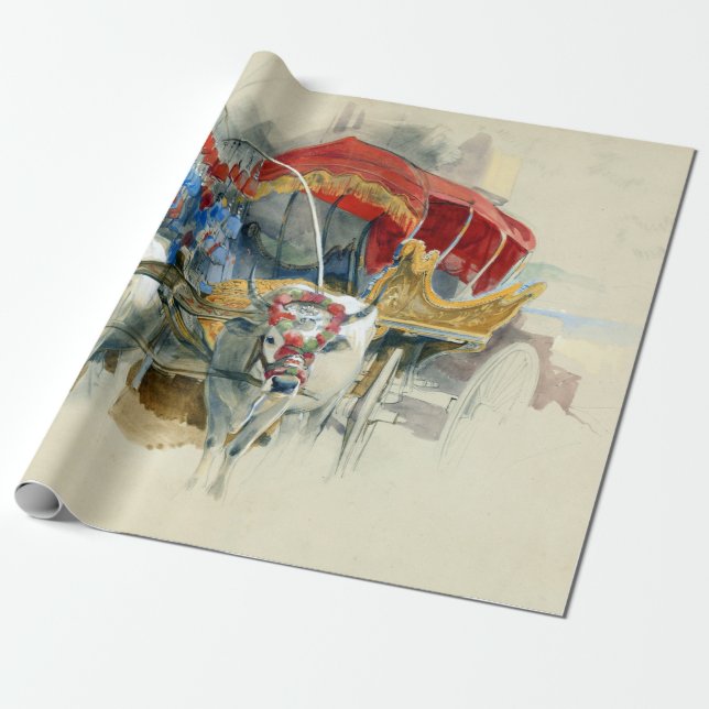 Papel De Regalo John Frederick Lewis A Turkish Araba (Desenrollado)