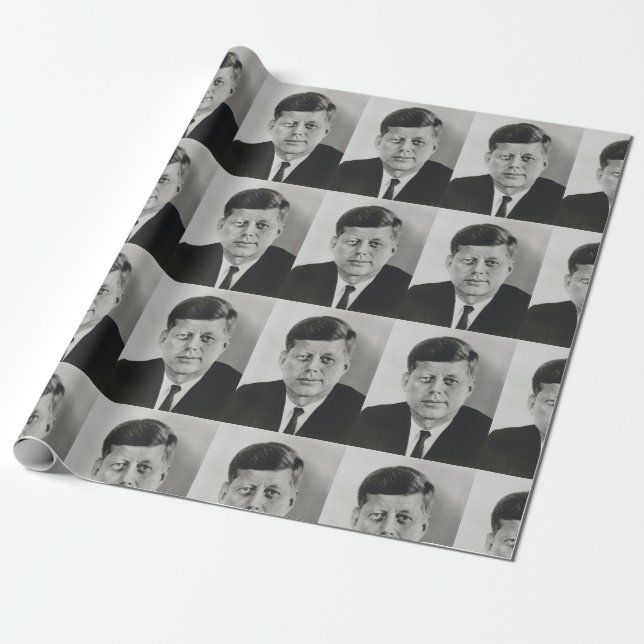 PAPEL DE REGALO JOHN KENNEDY WRAPPING PAPER (Desenrollado)