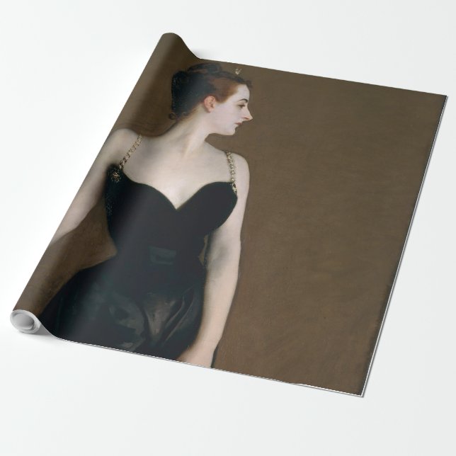 Papel De Regalo John Singer Sargent Madame X Classic Retrato (Desenrollado)