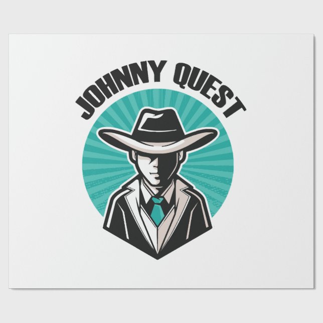 Papel De Regalo Johnny Quest (Superficie plana)