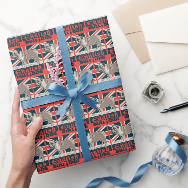 Papel De Regalo Jolly Good English Bulldog (Regalar)