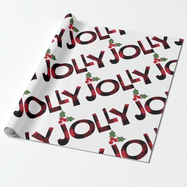 Papel De Regalo Jolly Navidades (Desenrollado)