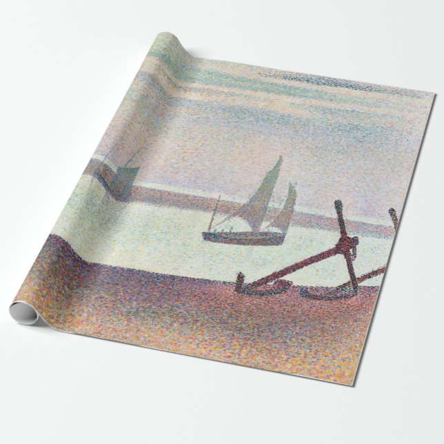 Papel De Regalo Jorte Seurat el canal en Gravelines, igualando (Desenrollado)