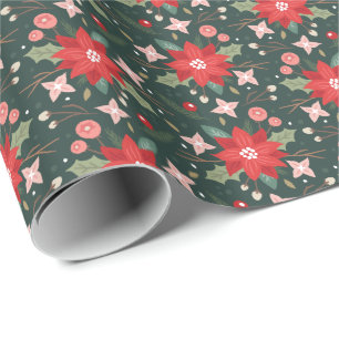 Papel De Regalo Joy Flourish Gift Wrap - Pino