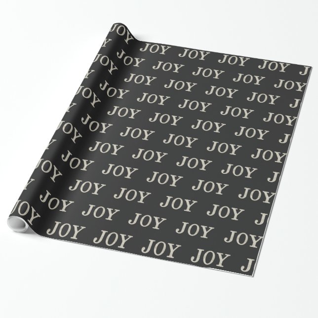 Papel De Regalo JOY (plata) (Desenrollado)