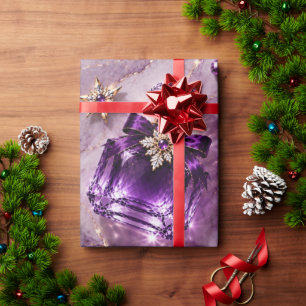 Papel De Regalo Joyas de Perfume Púrpura de Amatista