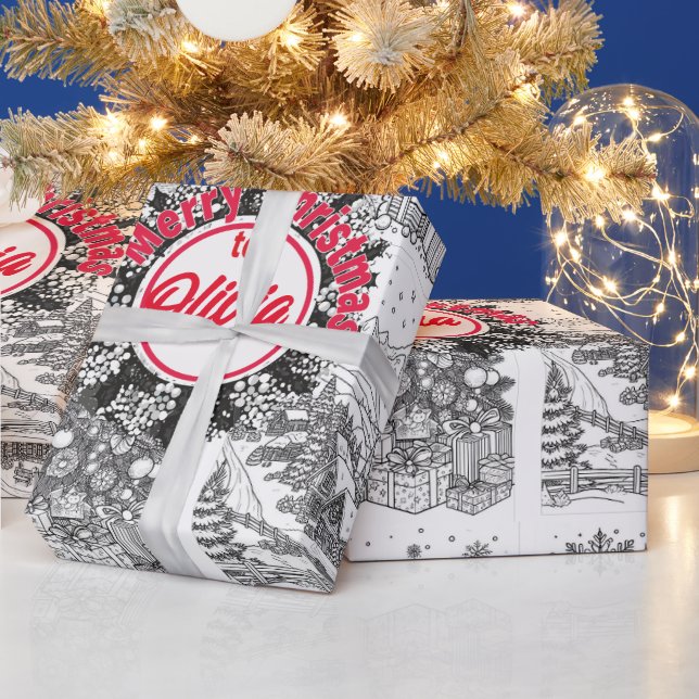 Papel De Regalo Joyful Colors Christmas Wrap (Vacaciones)