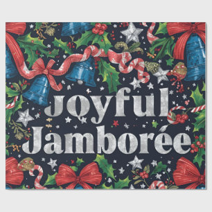 Papel De Regalo Joyful Jamboree Vacaciones Maximalistas