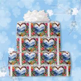 Papel De Regalo Jubilación Personaliza Rosas de texto y nombres Mo