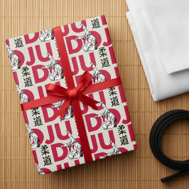 Papel De Regalo Judo Pattern - Kanji, Judoka