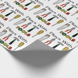 Papel De Regalo Juega Con Herramientas