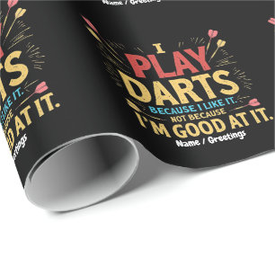 Papel De Regalo Juego dardos porque me gusta, no porque sea bueno
