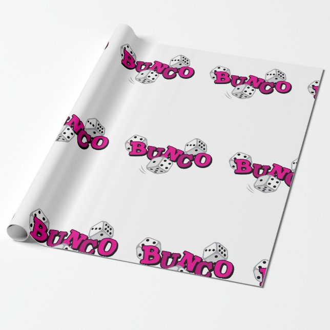 Papel De Regalo Juego de dados Bunco (Desenrollado)