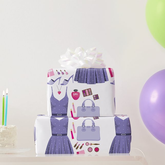 Papel De Regalo Juego de moda púrpura (Subido por el creador)