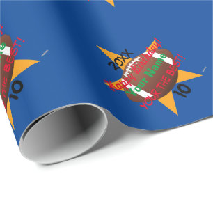 Papel De Regalo Juego de regalos de cumpleaños personalizado sobre