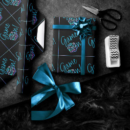 Papel De Regalo Juego de RPG | Holo Fantasy Tabletop Gamer Retro