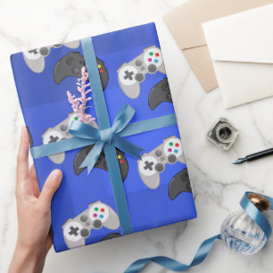 Papel De Regalo Juego de Video de Jugador Colorido Genial