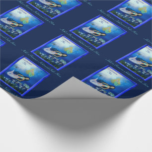 Papel De Regalo Juego submarino (Sirenita)