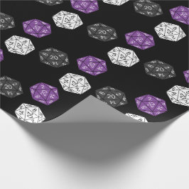 Papel De Regalo Juegos DND de 20 lados Fiesta de cumpleaños para n