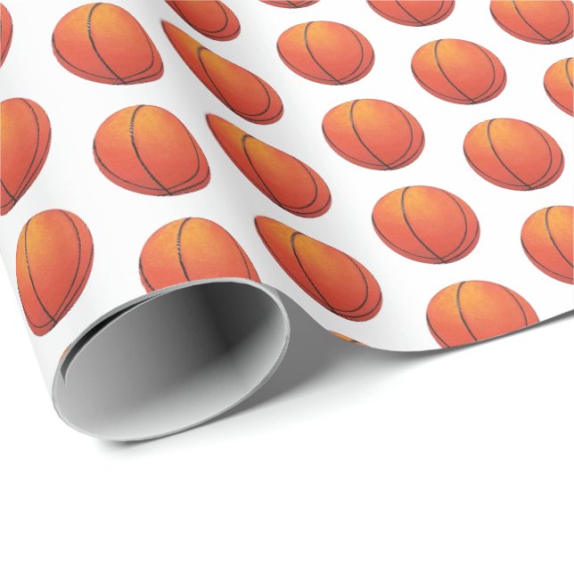 Papel De Regalo Jugador de Baloncesto (Esquina del rollo)