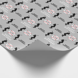 Papel De Regalo Jugador de béisbol Nombre de niños Cumpleaños