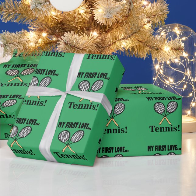 Papel De Regalo Jugador de Tenis (Vacaciones)
