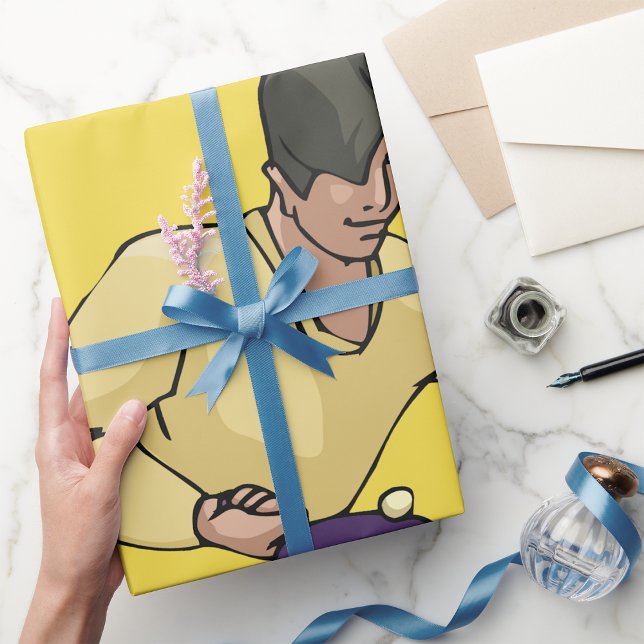 Papel de Regalo Jugador de Tenis de Mesa (Subido por el creador)