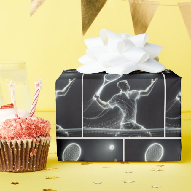 Papel De Regalo Jugador de tenis de Nepal (Fiesta de cumpleaños )