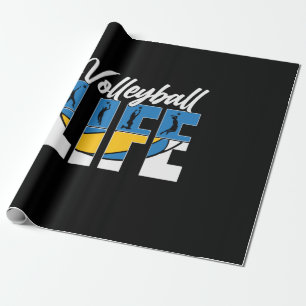 Papel De Regalo Jugador de Voleibol Vida de Voleibol