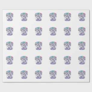 Papel De Regalo Jugador Unicornio Uno Modo Unicornio Gráficos de E