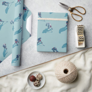 Papel De Regalo Jugadores de hockey sobre hielo