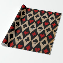 Jugar al juego de cartas en negro y blanco