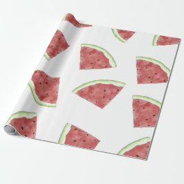 Papel De Regalo Jugoso patrón de sandía de frutas de verano