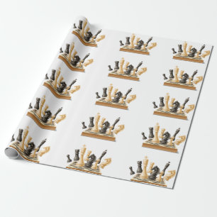 Papel De Regalo Juguemos al ajedrez