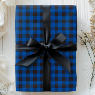Papel De Regalo Juguete De Búfalo Azul Y Negro