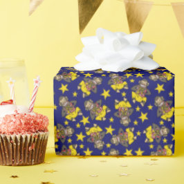 Papel De Regalo Juguete de mono aplaudido